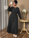 1940s Polka Dot Midi Dress - vintage dress, retro fashion