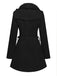 1940s Removable Faux-Fur Collar Buttons Coat - vintage fashion, retro style