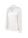 This 1940s Round Neck Satin Puff Sleeve Blouse brings 1940s soul to her everyday