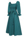 1940s Ruffle Wrap Reversible Puff | 1940s | vintage dress, retro fashion