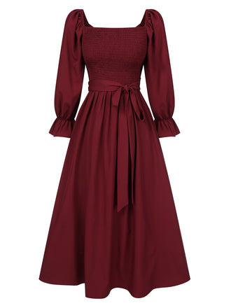 1940s Ruffle Wrap Reversible Puff | 1940s | vintage dress, retro fashion