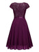 1940s Sequin Chiffon Ruffle Trim Swing Dress: timeless style reimagined