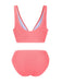She's wearing 1940s Solid Bowknot Textured Fabric Swimsuit and the whole beach remembers the 1940s
