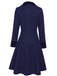 1940s Solid Button Coat - vintage fashion, retro style
