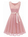 1940s Solid Lace Chiffon Patchwork Dress — the kind of 1940s dress that makes strangers smile