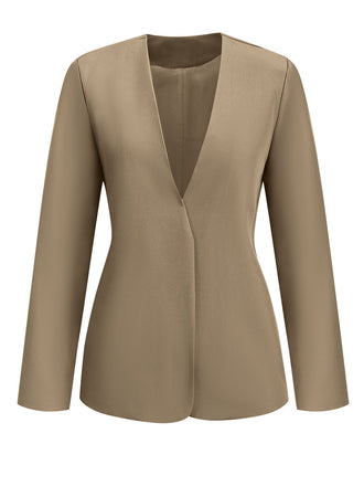 1940s Solid V-Neck Vintage Coat, vintage coat, retro outerwear - perfect for women who love vintage and retro fashion