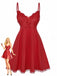 1940s Spaghetti Strap Lace Bow Nightgown - vintage nightgown, retro sleepwear
