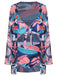 1940s Spaghetti Strap Print Swimsuit & Cover-Up — because 1940s glamour never goes out of style