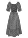 This 1940s Square Neck Backless Dress wraps her in 1940s elegance, one twirl at a time