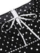 1940s Square Neck Polka Dot Ruffle Dress - vintage dress, retro fashion