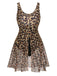 1940s Strap Print One-Piece Skirt Swimsuit — because 1940s glamour never goes out of style