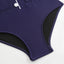 Dark Blue 1940s Button Spaghetti Strap One-piece Swimsuit - vintage swimsuit, pin-up style