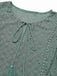 1940s Tie Front Eyelet Embroidered Blouse, vintage top, retro blouse - perfect for women who love vintage and retro fashion