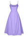 This 1940s U-Neck Spaghetti Strap Pleated Dress wraps her in 1940s elegance, one twirl at a time