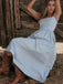 1940s U-Neck Spaghetti Strap Pleated Dress: where 1940s romance meets her modern spirit