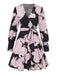 She slips into this 1940s V-Neck Peony Floral Belted Dress and suddenly it's a 1940s daydream