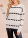 1940s Valentine's Day Heart Knitted Sweater - vintage fashion, retro style