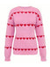 1940s Valentine's Day Heart Knitted Sweater - vintage fashion, retro style