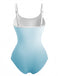 1940s Vintage Ruffle One Piece Swimsuit - vintage swimsuit, pin-up style