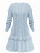 1940s Solid Cable Knit Pleated Hem Sweater Dress, vintage dress, retro fashion - perfect for women who love vintage and retro fashion