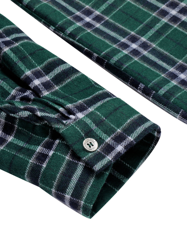 1950s 3/4 Sleeve Plaid Belt Dress — vintage elegance for the modern woman