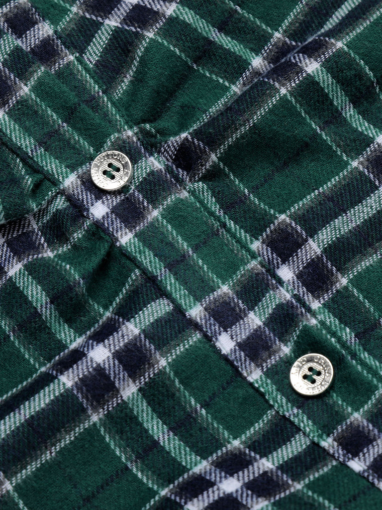 1950s 3/4 Sleeve Plaid Belt Dress: timeless style reimagined