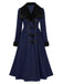 1950s And Fur Collar Coat - vintage fashion, retro style