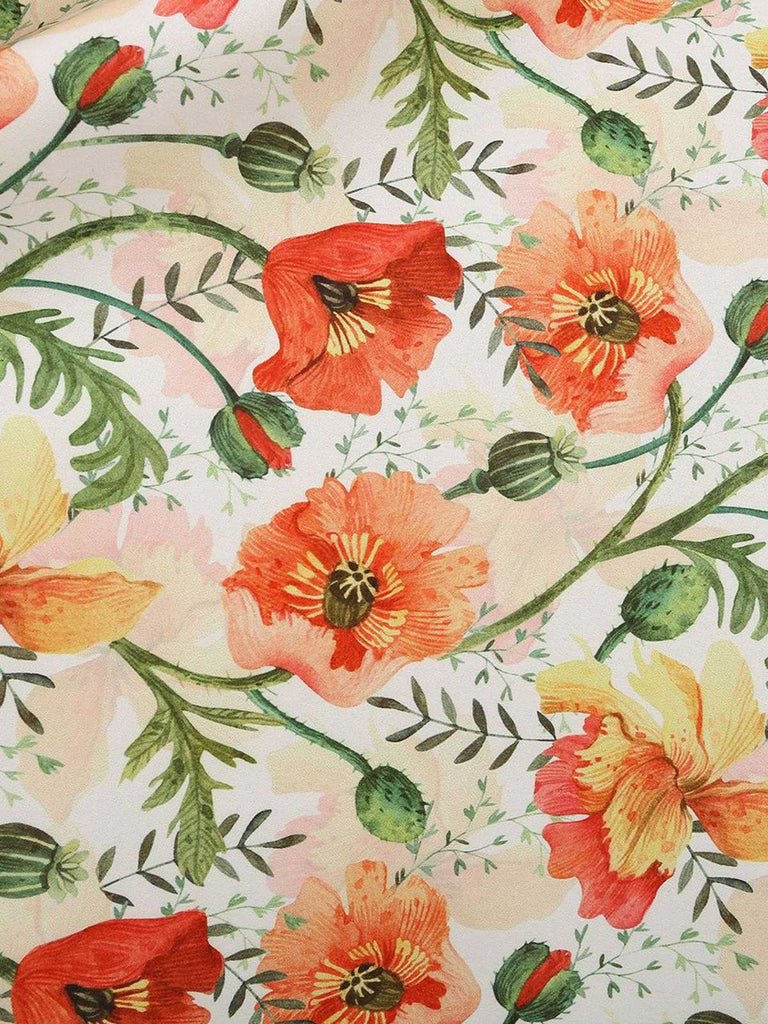 This 1950s Botanical Print Strap High Waist Dress wraps her in 1950s elegance, one twirl at a time