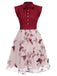 Black 1950s Butterfly Patchwork Vintage Dress: timeless style reimagined
