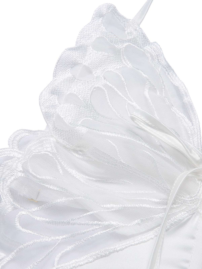 1950s Butterfly Wing Lace-Up Halter Nightgown, vintage fashion, retro style - perfect for women who love vintage and retro fashion