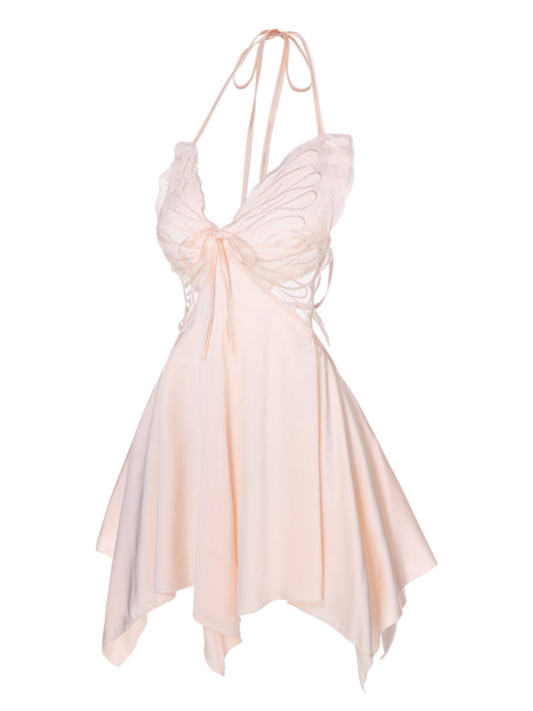 1950s Butterfly Wing Lace-Up Halter Nightgown, vintage fashion, retro style - perfect for women who love vintage and retro fashion