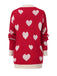 This 1950s Button Heart Dot Knitted Cardigan whispers 1950s secrets to those who notice