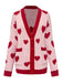 1950s Button Heart Dot Knitted Cardigan — 1950s vintage charm for her modern wardrobe