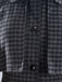 Gray 1950s Halloween Wednesday Plaid Faux-Wool Cape Coat - vintage fashion, retro style
