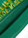Green 1950s Christmas Tree 3D Embellished Hooded Cape - vintage fashion, retro style