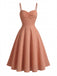 1950s Spaghetti Strap Swing Dress 2