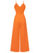 1950s Chest Bow Spaghetti Strap Jumpsuit, vintage romper, retro jumpsuit - perfect for women who love vintage and retro fashion