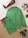 1950s Christmas Candy Cane Pajama Set - vintage fashion, retro style