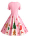 1950s Christmas Gingerbread Swing Dress - vintage dress, retro fashion, rockabilly