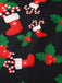 1950s Christmas Halter Belted Swing Dress — the kind of 1950s dress that makes strangers smile