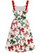 1950s Christmas Ornament Lace-Up Dress - vintage dress, retro fashion, rockabilly