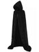 1950s Christmas Solid Long Hooded Cape - vintage fashion, retro style