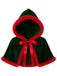 1950s Christmas Velvet Hooded Mini Cape - vintage fashion, retro style
