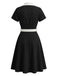 1950s Patchwork Vintage Classic Dress 3