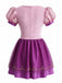Purple 1950s Vintage Classic Dress 3