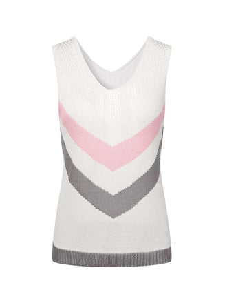 1950s Cutout Knitted Sleeveless Tops - vintage fashion, retro style