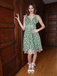 1950s Daisy Mesh Swing Dress - vintage dress, retro fashion, rockabilly