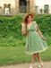 1950s Daisy Mesh Swing Dress, vintage dress, retro fashion, rockabilly, pin-up fashion - vintage inspired fashion