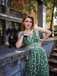 1950s Daisy Mesh Swing Dress - vintage dress, retro fashion, rockabilly