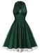 1950s Dots Mesh Swing Dress: timeless style reimagined